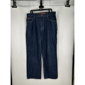 Ecko Unltd Baggy Wide Leg Y2K Vintage Skater Grunge‎ 00s 2000s Blue Size 36x32